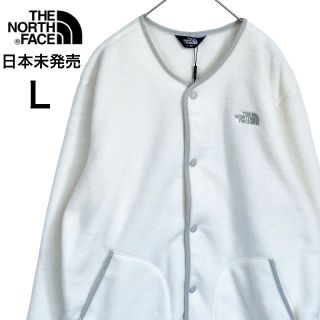 ザノースフェイス(THE NORTH FACE)の【新品未使用】大人気ザノースフェイス★メンズ フリースカーディガン★クリームL(カーディガン)