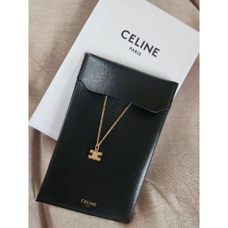 celine - トリオンフ ラインストーン ネックレスの通販|ラクマ