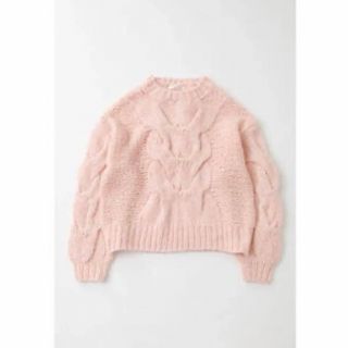 マウジー(moussy)のmoussy ローゲージニット ニット 新木優子(ニット/セーター)