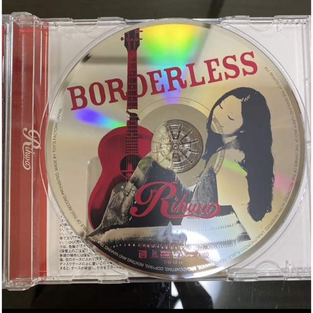 【中古】Rihwa BORDERLESS エンタメ/ホビーのCD(ポップス/ロック(邦楽))の商品写真