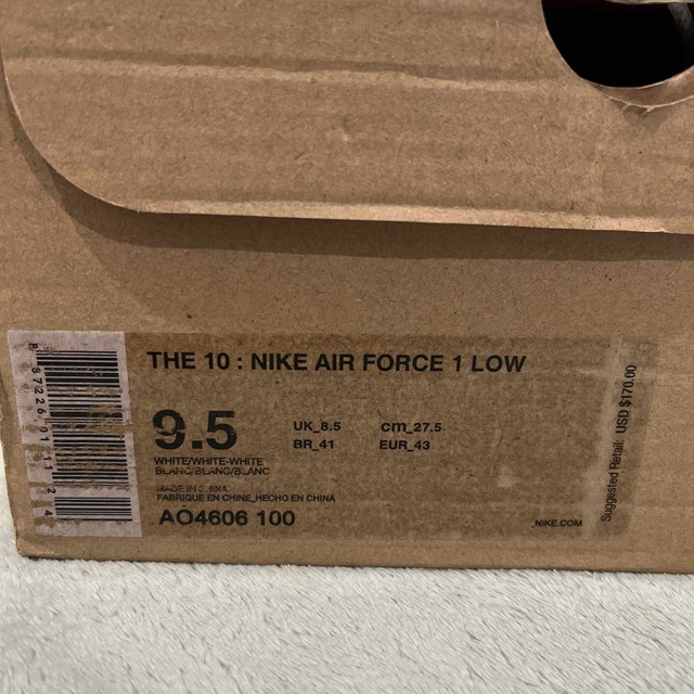 Off-White × Nike The Ten Air Force 1 Low