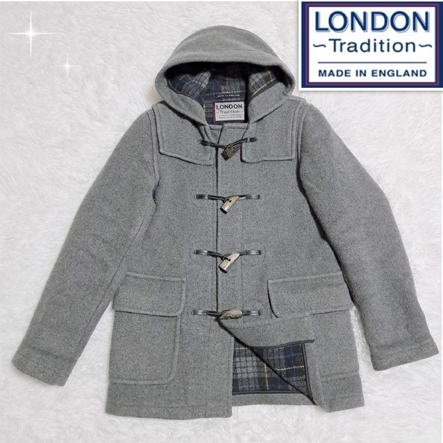 LondonTradition ロンドントラディション ダッフルコート グレー