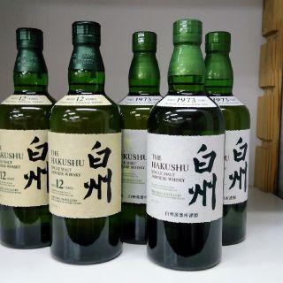 サントリー(サントリー)のSUNTORY 白州１２年2本&白州ＮＶ３本セット(正規品)(その他)