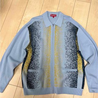 Supreme - supreme gradient stripe zip up cardigan!の通販 by