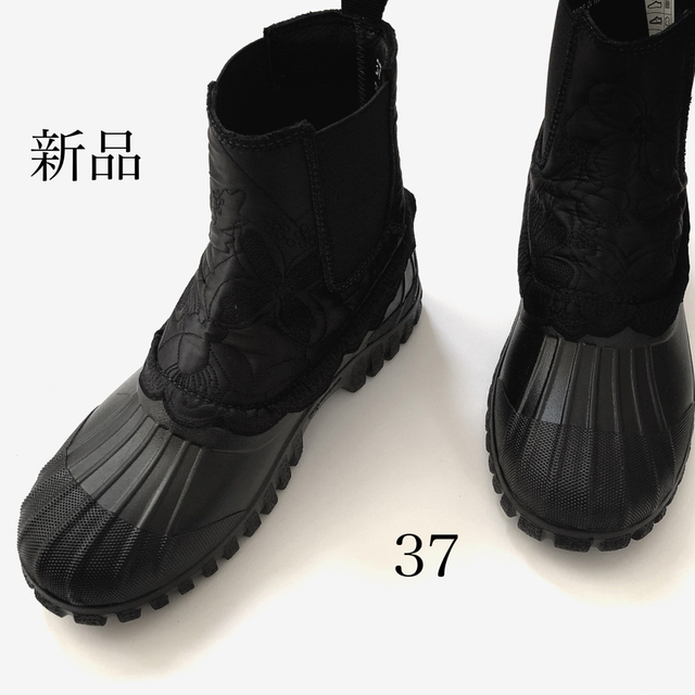 新品/37 セシリー バンセン ブラック チェルシーブーツ サイドゴアブーツ-