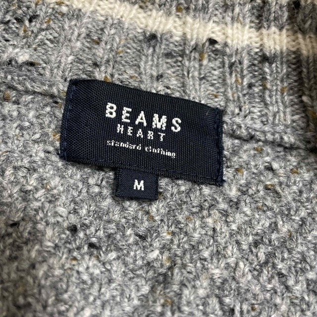 BEAMS(ビームス)のBEAMS HEART / ネップ スタンドカラー カーディガン メンズのトップス(カーディガン)の商品写真