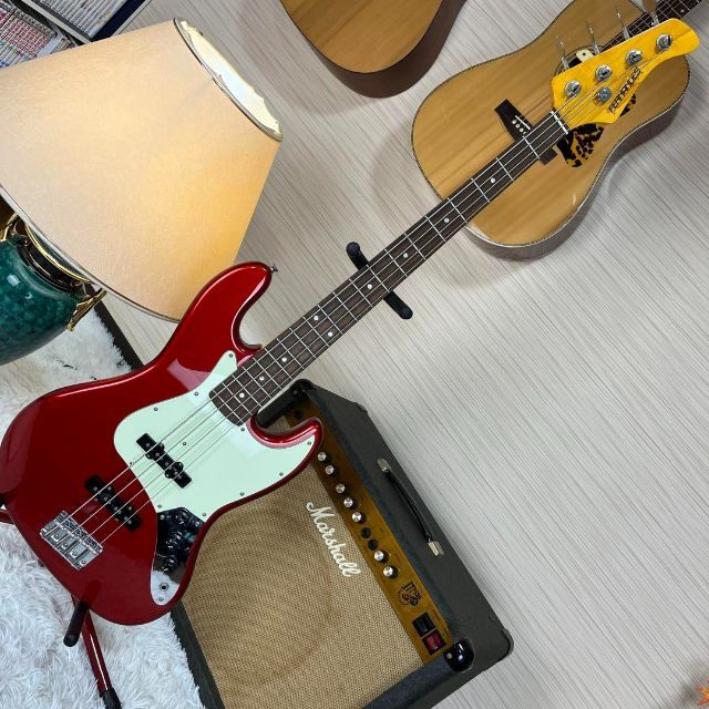 Fernandes(フェルナンデス)の【4308】 FERNANDES JAZZ BASS type red 送料無料 楽器のベース(エレキベース)の商品写真