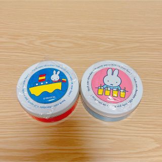 ミッフィー(miffy)のモロゾフ　ミッフィー　2021 2022 空缶　マグネット　2個 セット　缶(キャラクターグッズ)