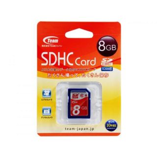 TG008G0SD28X 直送 Team SDHCカード 8GB Class10(その他)