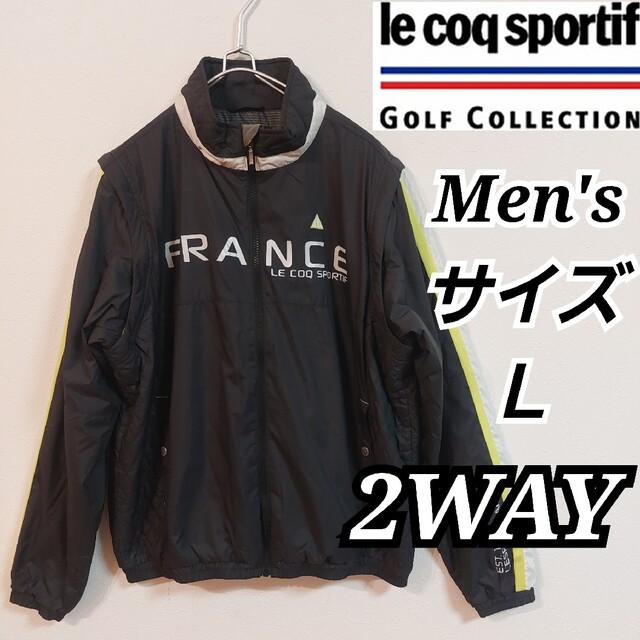 【le coq sportif GOLF】美品中綿ジャケット/ゴルフ/メンズＬ