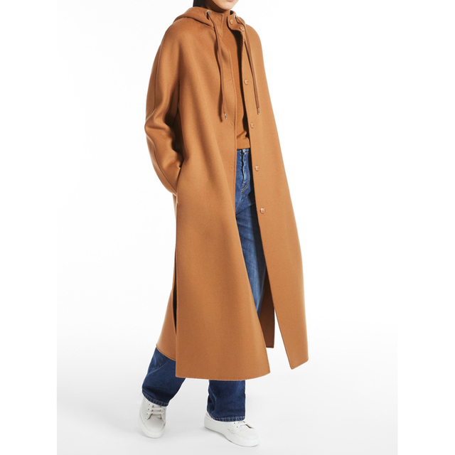 Max Mara - マックスマーラ シルクウール ハイネックリブニット