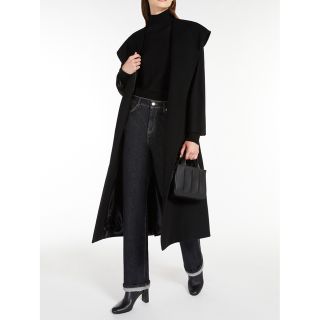 Max Mara - マックスマーラ シルクウール ハイネックリブニット