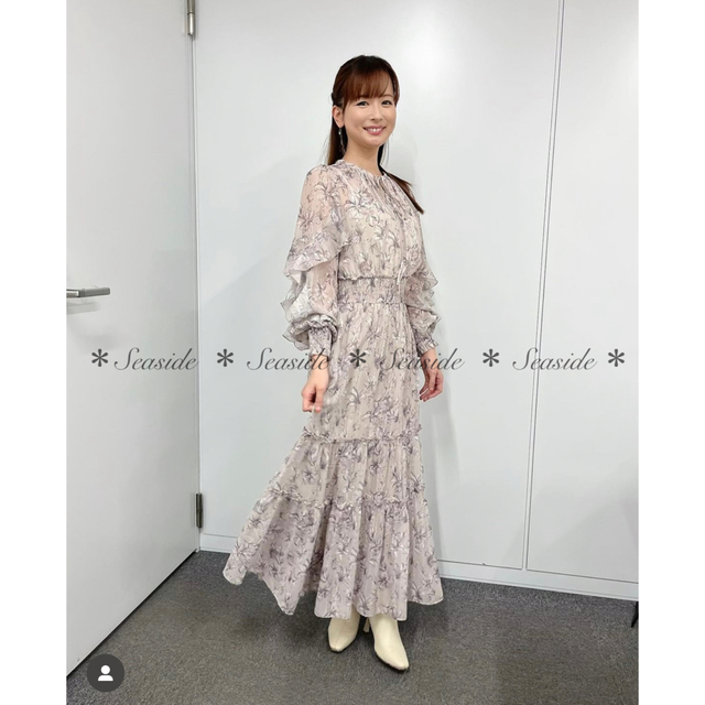 新品♡22年新作 アプワイザーリッシェ ワンピース美人百花 ジャスグリッティー