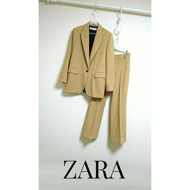 ZARA セットアップ　ジャケット　ベージュ