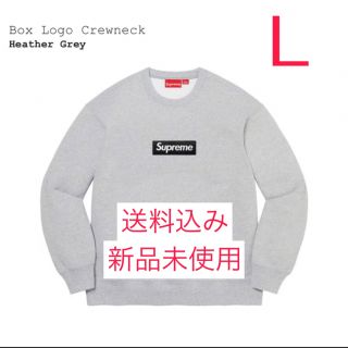 シュプリーム(Supreme)のSupreme Box Logo Crewneck Heather Grey L(スウェット)