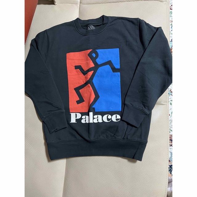 PALACE(パレス)のPALACE P(ISS) HEAD CREW (黒) メンズのトップス(スウェット)の商品写真
