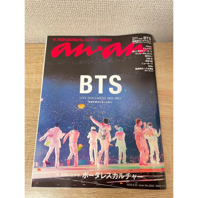 防弾少年団(BTS)(ボウダンショウネンダン)のAnan BTS号 エンタメ/ホビーの雑誌(アート/エンタメ/ホビー)の商品写真