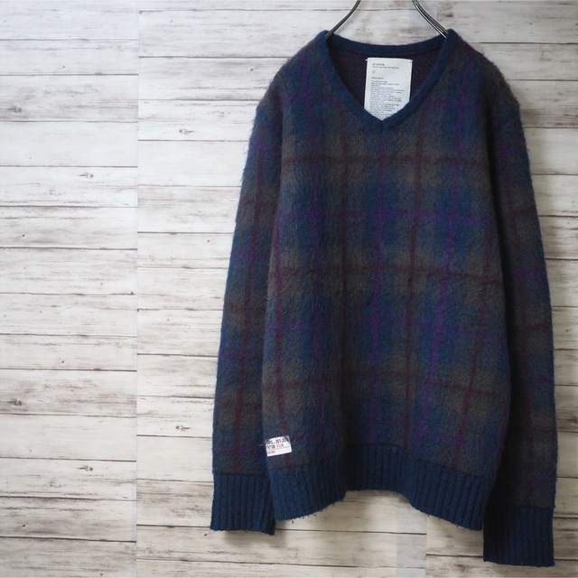 WTAPS 11AW Deck Crew-V Sweater. Mohair 本物の www.salon