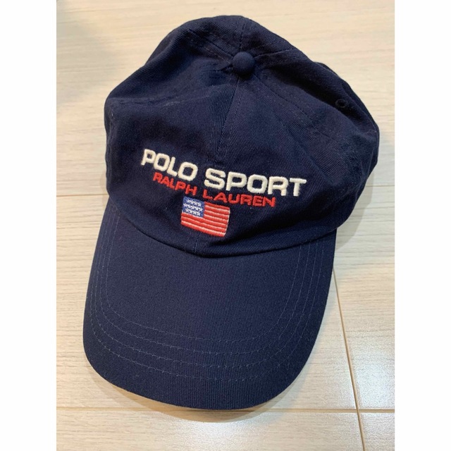 美品 ポロラルフローレン キャップ ネイビー ワンピなど最旬ア! POLO ネイビー キャップ