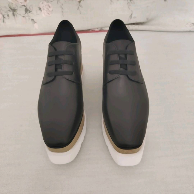 ラッピング不可】 ステラマッカートニー エリス 黒38(24cm) ローファー