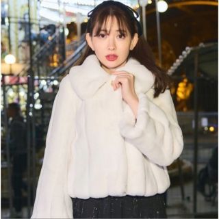 ハーリップトゥ(Her lip to)のherlipto Winter Love Faux Fur Coat white(毛皮/ファーコート)