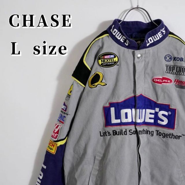 【一点物】CHASE レーシングジャケット　Lサイズ メンズのジャケット/アウター(ブルゾン)の商品写真