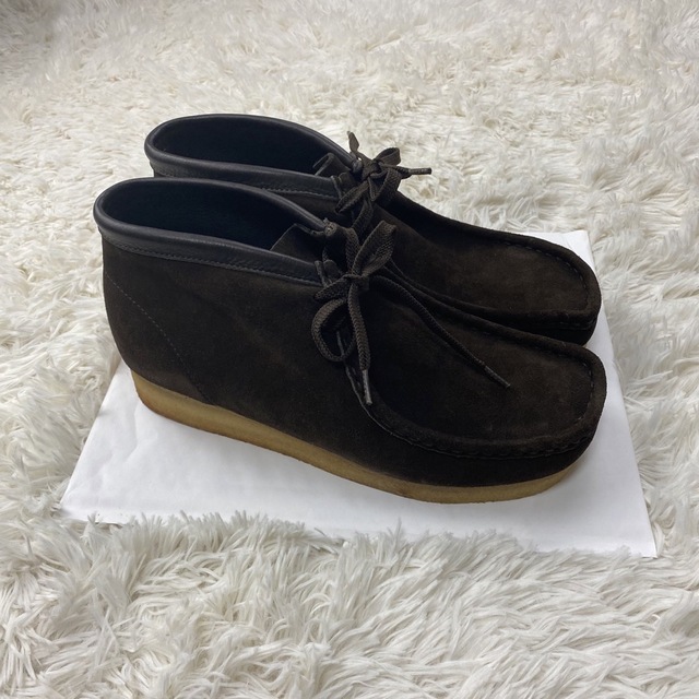 CLARKS クラークス ワラビー チャッカブーツ スエード ブラウンUK8.5