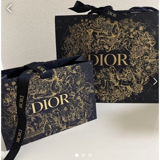 ディオール(Dior)の2022 クリスマス　Dior ディオール ショップ袋 &パッケージ(ショップ袋)