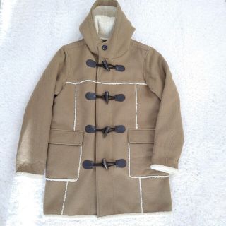 美品 STUSSY Schott コラボ ダッフルコート キャメル ボア M-