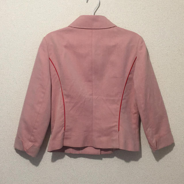 GIVENCHY(ジバンシィ)のvintage GIVENCHYの赤×ピンク ジャケット レディースのジャケット/アウター(テーラードジャケット)の商品写真