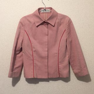 ジバンシィ(GIVENCHY)のvintage GIVENCHYの赤×ピンク ジャケット(テーラードジャケット)