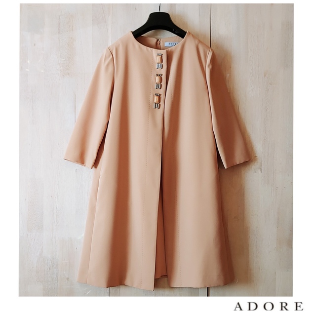 ◆幻◆ 希少新品 定価4.8万円 ADORE ビジューレイヤードワンピース