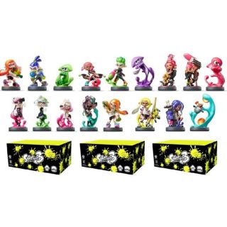 ニンテンドウ(任天堂)の【新品未開封】スプラトゥーン amiibo17種コンプリートセット(家庭用ゲームソフト)