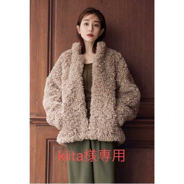 MINAMI TANAKA×CLANE CURL FUR SHORT COAT - 毛皮/ファーコート