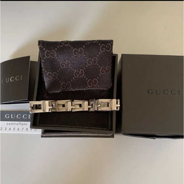 GUCCI グッチ ブレスレット ヴィンテージ オールドグッチ 925 メンズ