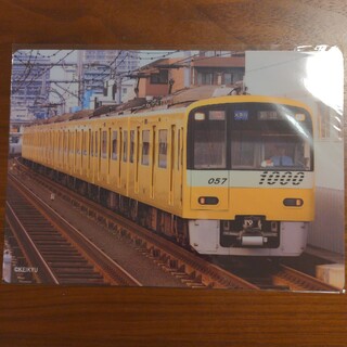 【新品未使用品】KEIKYU B5下敷き 新1000系 イエロー(鉄道)