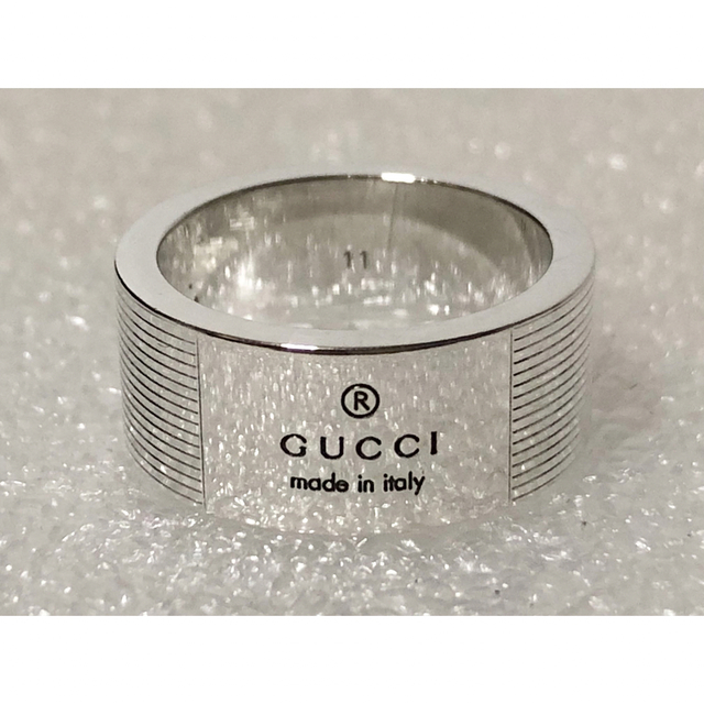 Gucci(グッチ)のグッチ　GUCCI　指輪　シルバー 925 リング silver Gロゴ レディースのアクセサリー(リング(指輪))の商品写真