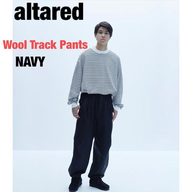 altared wool track pants navy サイズ2