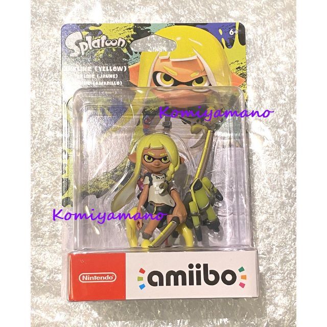 Splatoon amiibo インクリング イエロー 新品 スプラトゥーン エンタメ/ホビーのゲームソフト/ゲーム機本体(その他)の商品写真