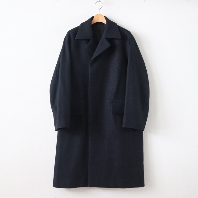 AURALEE WOOL SILK SOUTIEN COLLAR COAT 美品ステンカラーコート