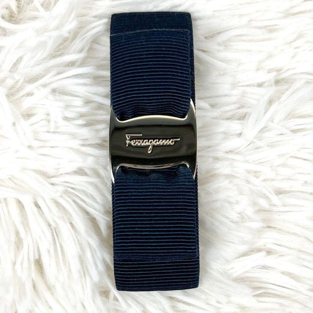 ☆箱付き極美品☆Ferragamo フェラガモ バレッタ ヴァラリボン