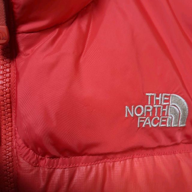 THE NORTH FACE(ザノースフェイス)の【美品】ノースフェイス　ダウンベスト　700フィル　オレンジ レディースのジャケット/アウター(ダウンベスト)の商品写真