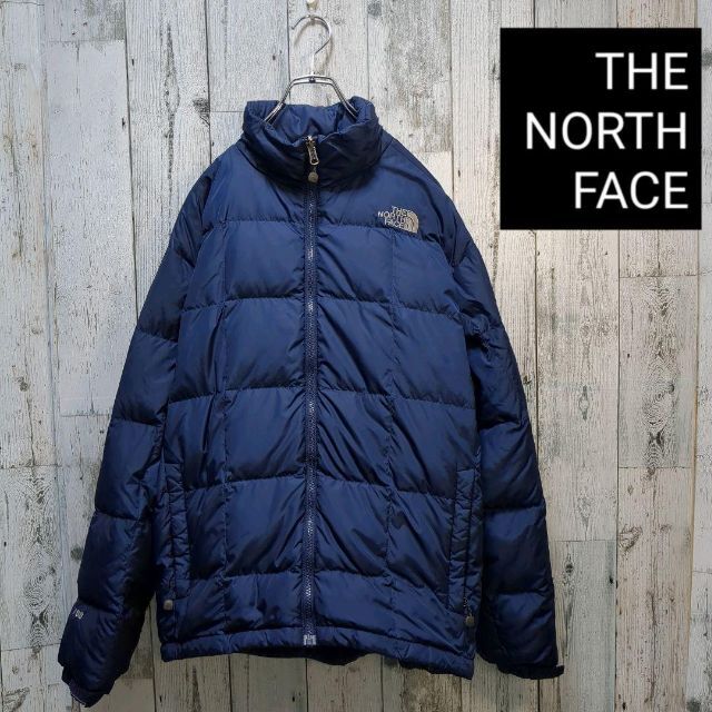 THE NORTH FACE(ザノースフェイス)の【美品】ノースフェイス　ダウンジャケット　700フィル　インナー利用可　 ブルー メンズのジャケット/アウター(ダウンジャケット)の商品写真