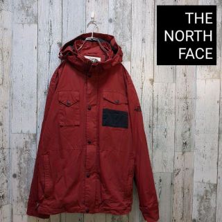 ザノースフェイス(THE NORTH FACE)のノースフェイス　ジャケット　パーカー　NF250D00 レッド　メンズXL(ミリタリージャケット)