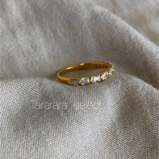 ●stainless Czhalfeternity ring●金属アレルギー対応(リング(指輪))