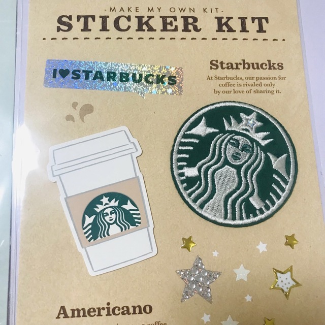 Starbucks Coffee(スターバックスコーヒー)の新品未開封　韓国　スターバックス　スタバ　正規品　ステッカー インテリア/住まい/日用品の文房具(シール)の商品写真