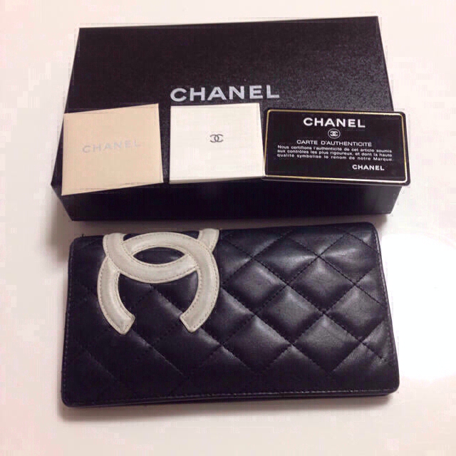 CHANEL(シャネル)のシャネルのカンボンライン長財布 レディースのファッション小物(財布)の商品写真