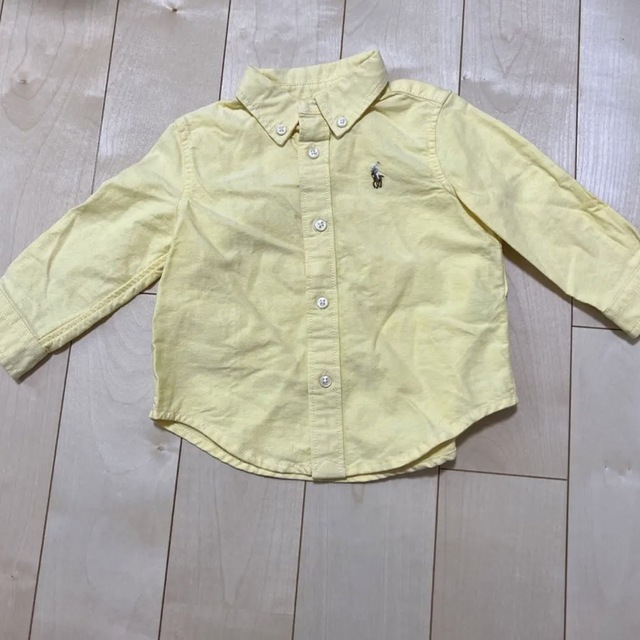 Ralph Lauren(ラルフローレン)のラルフローレン　黄色シャツ キッズ/ベビー/マタニティのベビー服(~85cm)(シャツ/カットソー)の商品写真