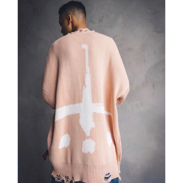 CVTVLIST CTLS CRASH KNIT“PINK“ メンズのトップス(ニット/セーター)の商品写真