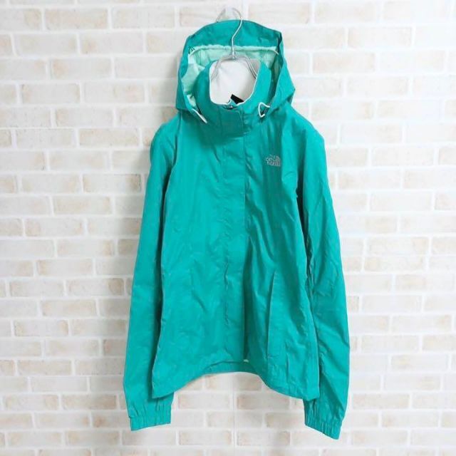 THE NORTH FACE(ザノースフェイス)のノースフェイス　ハイベントマウンテンパーカーウィンドブレーカUSA規格XS 緑. レディースのジャケット/アウター(ブルゾン)の商品写真